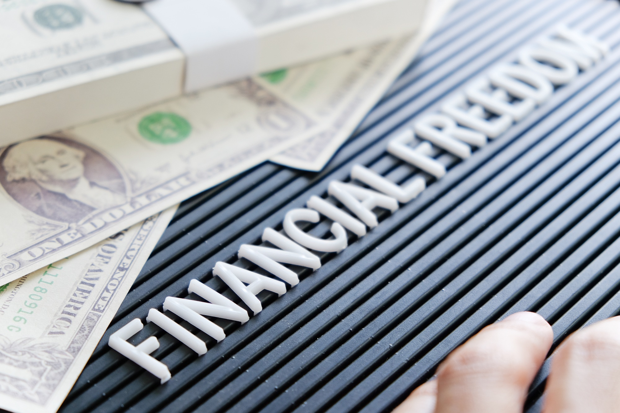 financial freedom concept